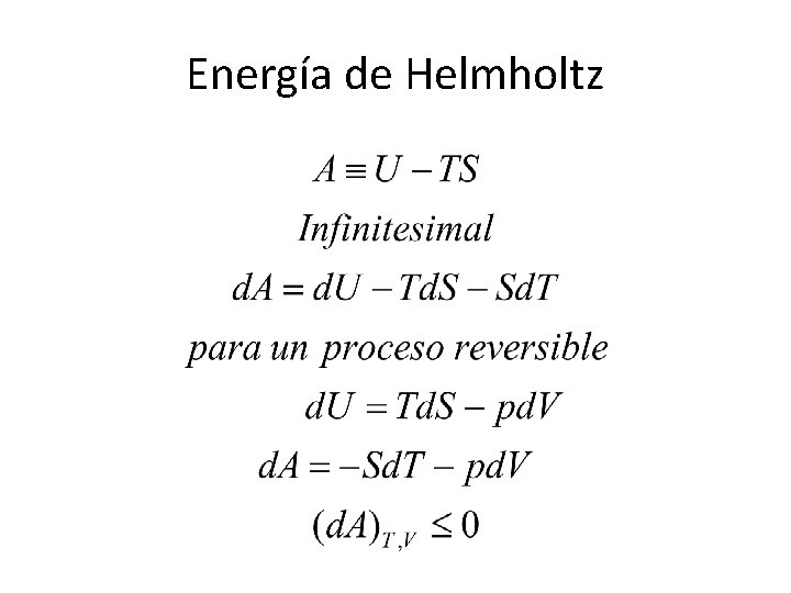 Energía de Helmholtz 