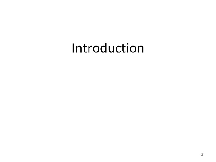 Introduction 2 