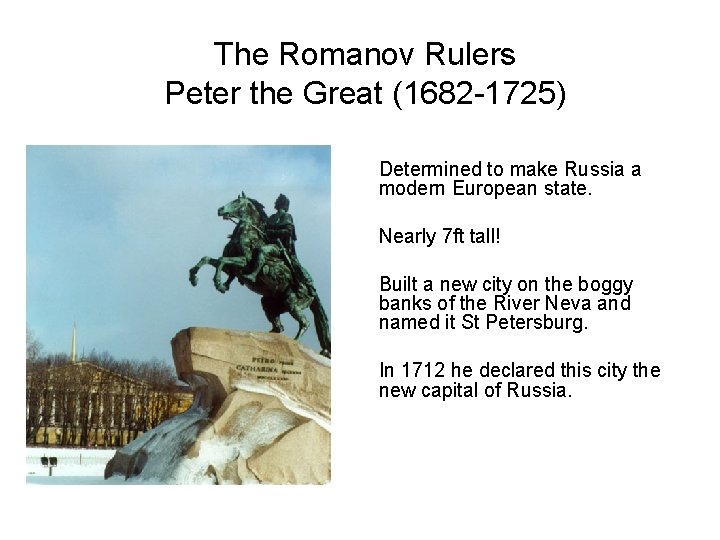 Romanov Ruler Russia a brief history Geography of Russia is