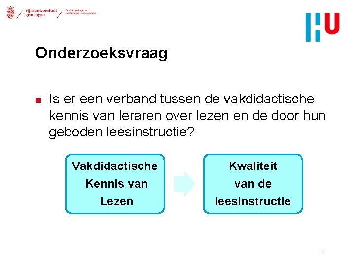 Onderzoeksvraag n Is er een verband tussen de vakdidactische kennis van leraren over lezen