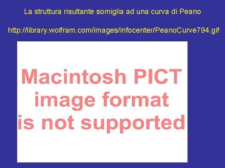 La struttura risultante somiglia ad una curva di Peano http: //library. wolfram. com/images/infocenter/Peano. Curve