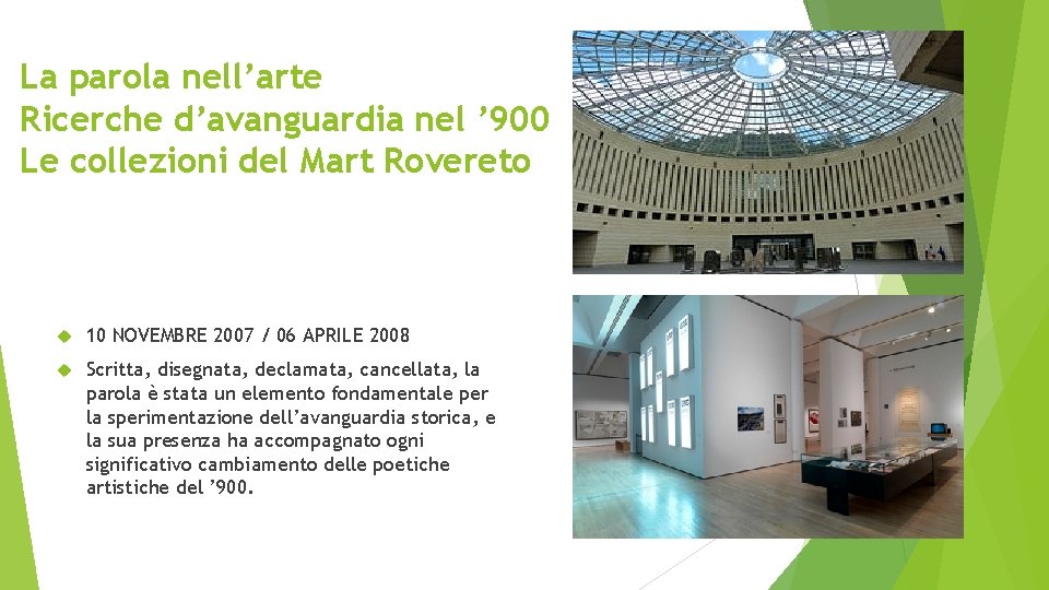 La parola nell’arte Ricerche d’avanguardia nel ’ 900 Le collezioni del Mart Rovereto 10