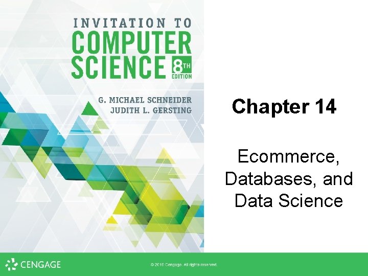 Chapter 14 Ecommerce, Databases, and Data Science 