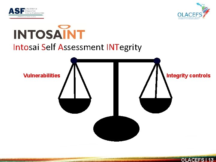 Intosai Self Assessment INTegrity Vulnerabilities Integrity controls OLACEFS | 13 