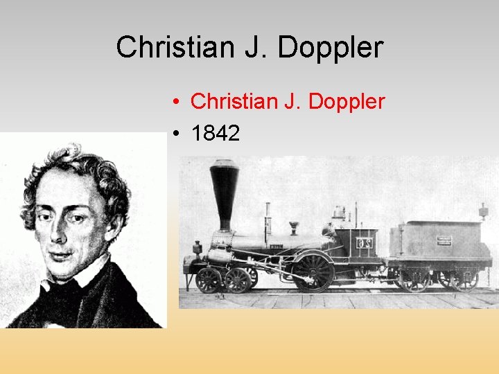 Christian J. Doppler • 1842 