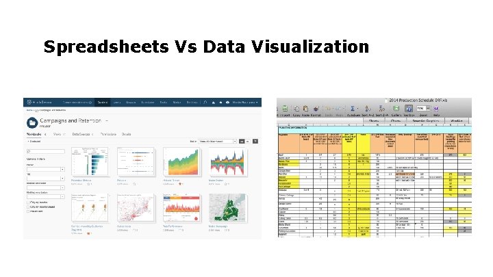 Spreadsheets Vs Data Visualization 