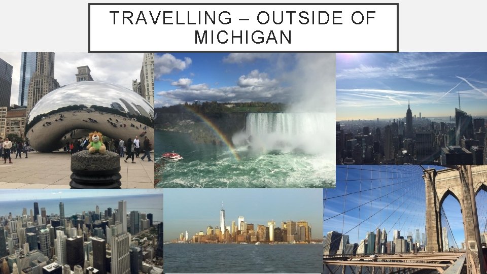 TRAVELLING – OUTSIDE OF MICHIGAN 