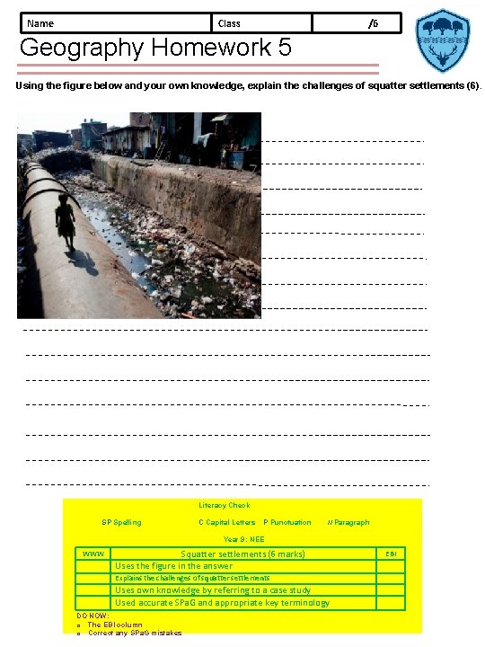 Name Class Geography Homework Booklet RIO BRAZIL All