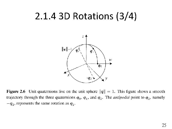 2. 1. 4 3 D Rotations (3/4) 25 