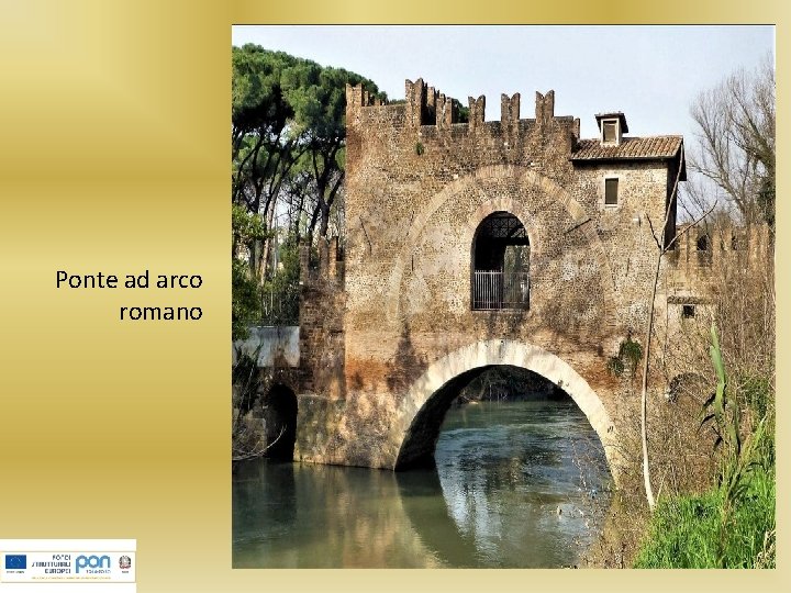 Tipologia Ponte ad arco romano 