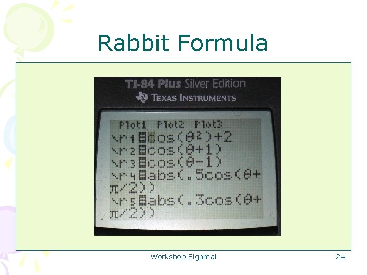 Rabbit Formula • Ontsleutelen is: v delen door ua • u(a 1+a 2) is: