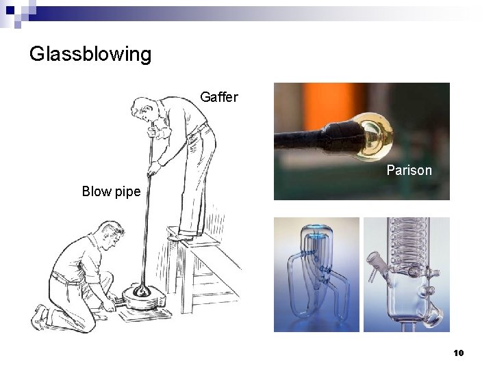 Glassblowing Gaffer Parison Blow pipe 10 