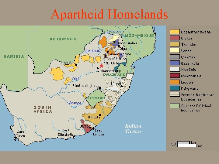 Apartheid Homelands 