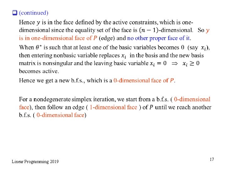 q Linear Programming 2019 17 