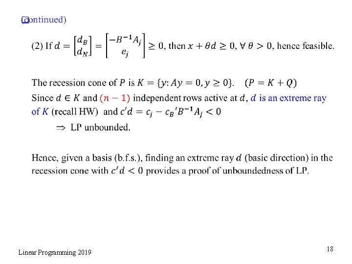 q Linear Programming 2019 18 