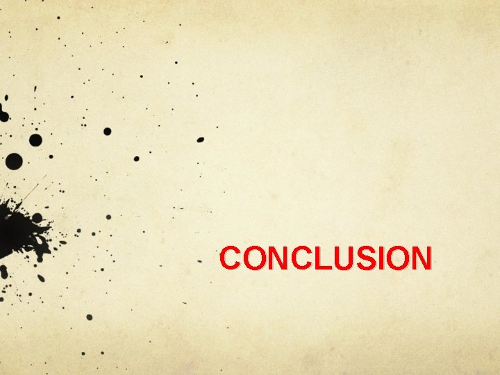 CONCLUSION 