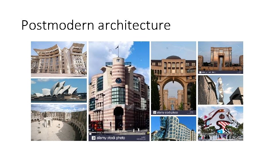 Postmodern architecture 