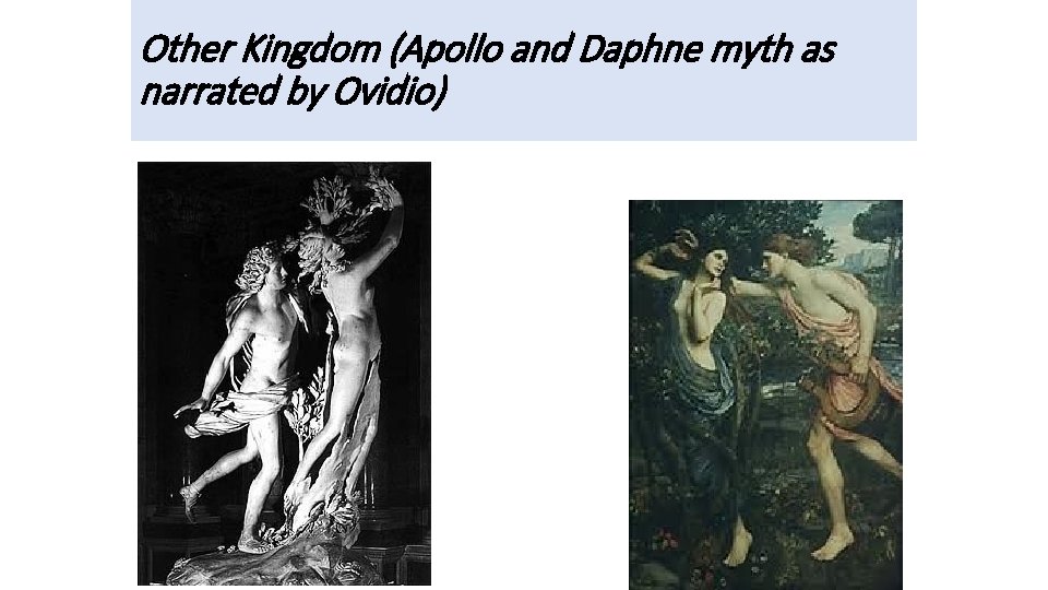 Other Kingdom (Apollo and Daphne myth as narrated by Ovidio) 