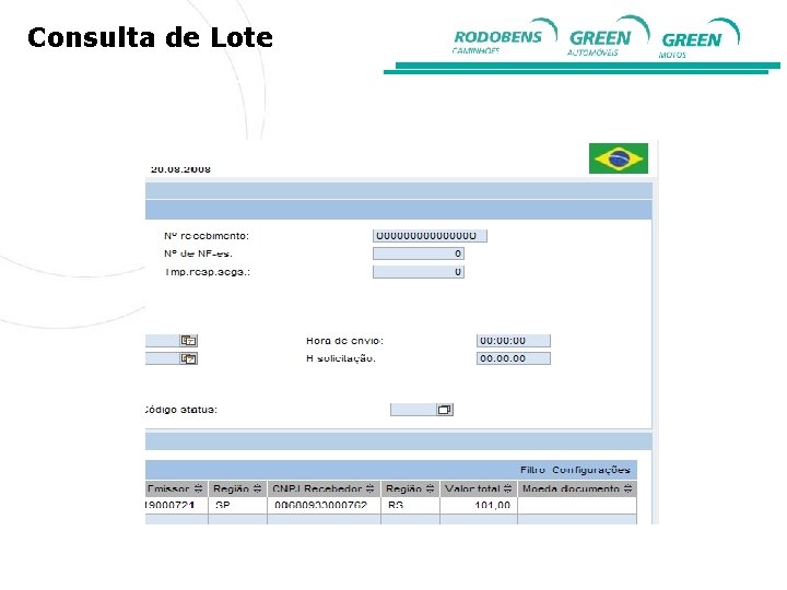 Consulta de Lote 