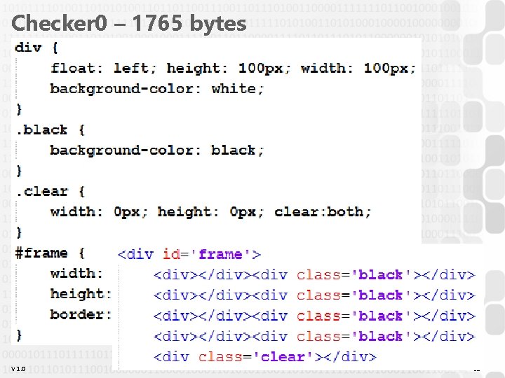 Checker 0 – 1765 bytes V 1. 0 Szabo. Zs 38 