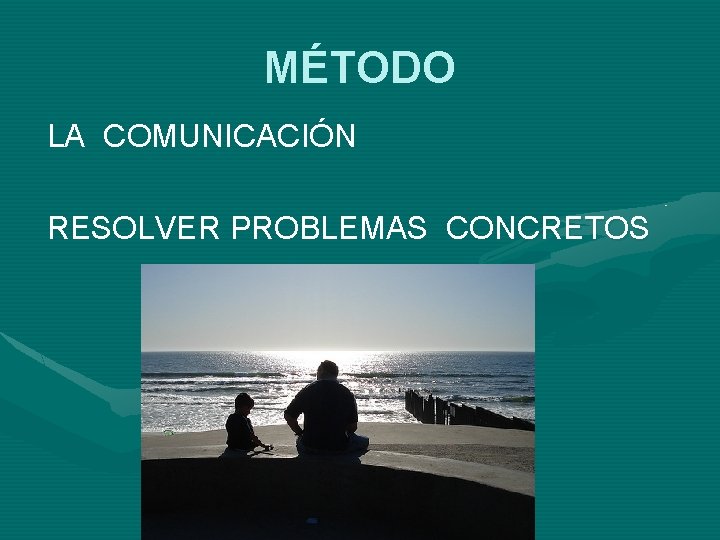 MÉTODO LA COMUNICACIÓN RESOLVER PROBLEMAS CONCRETOS 