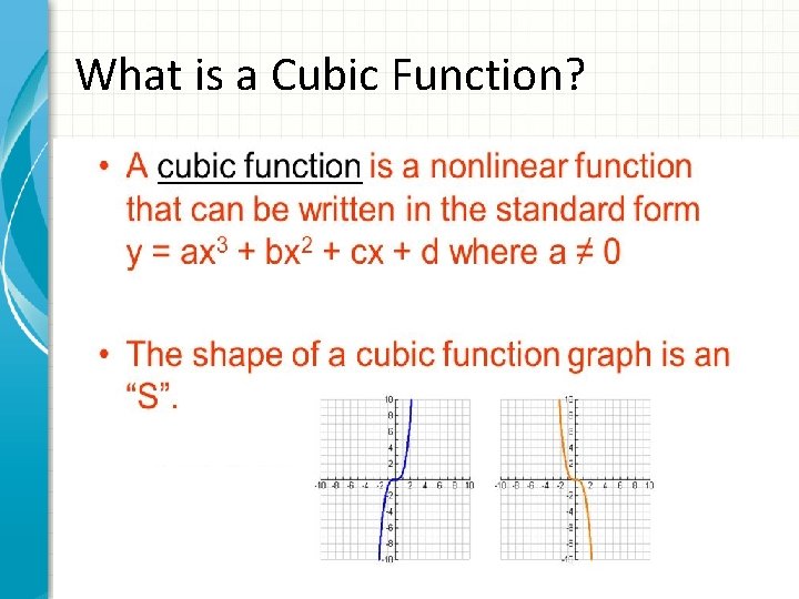 What is a Cubic Function? 