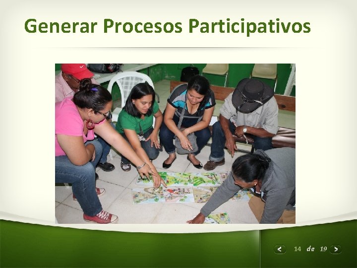Generar Procesos Participativos 14 de 19 