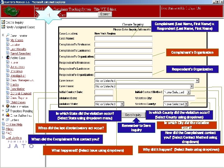 1 Complainant (Last Name, First Name) v. Respondent (Last Name, First Name) Complainant’s Organization