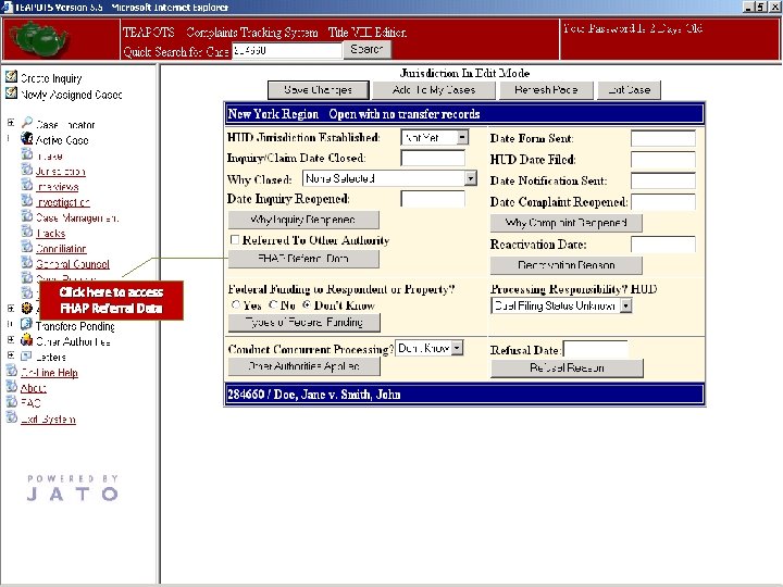 Click here to access FHAP Referral Data 