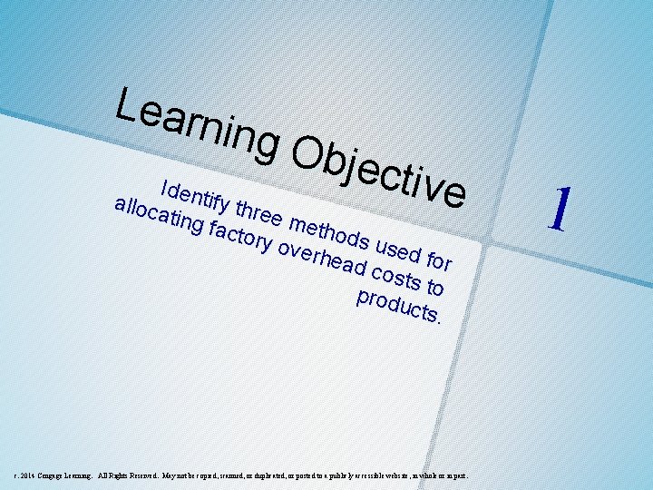 Lear ning Obje c t Iden i v e t ify th alloc ree Lear ning Obje c t Iden i v e t ify th alloc ree