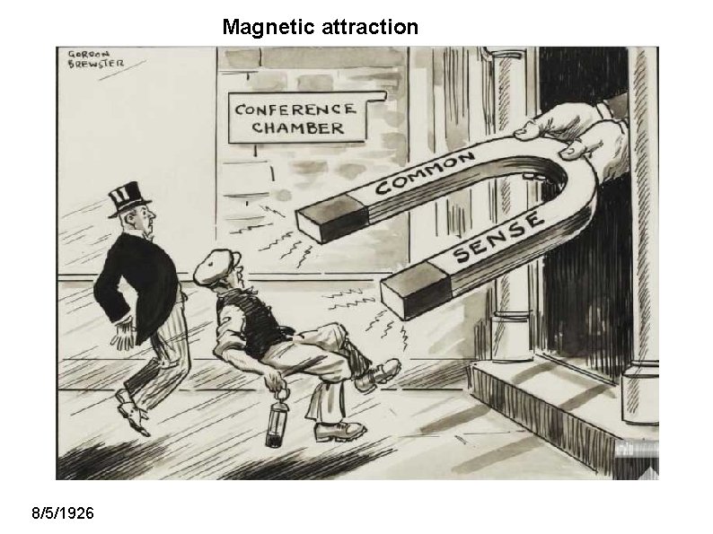 Magnetic attraction 8/5/1926 