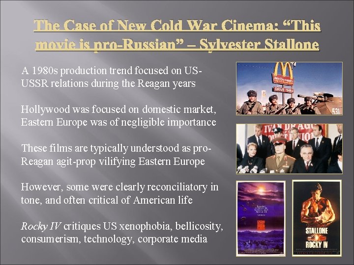 The Case of New Cold War Cinema: “This movie is pro-Russian” – Sylvester Stallone