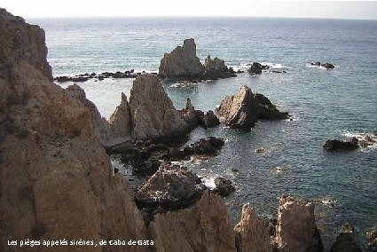 Les pièges appelés sirènes , de Cabo de Gata Phare et panorama du Cabo