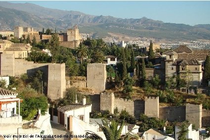 Voir murs Ziri de l'Alcazaba Cadima (Granada) 