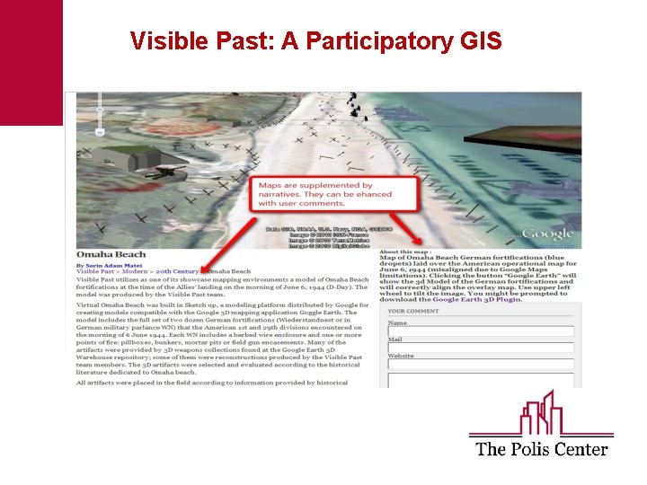 Visible Past: A Participatory GIS 