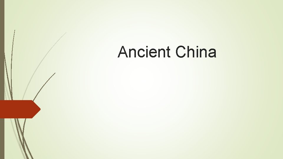 Ancient China 