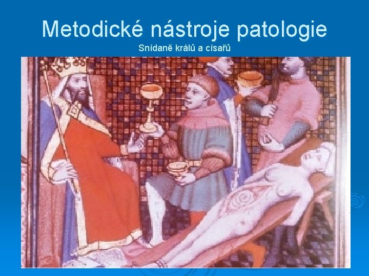 Metodické nástroje patologie Snídaně králů a císařů 