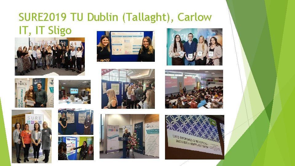 SURE 2019 TU Dublin (Tallaght), Carlow IT, IT Sligo 