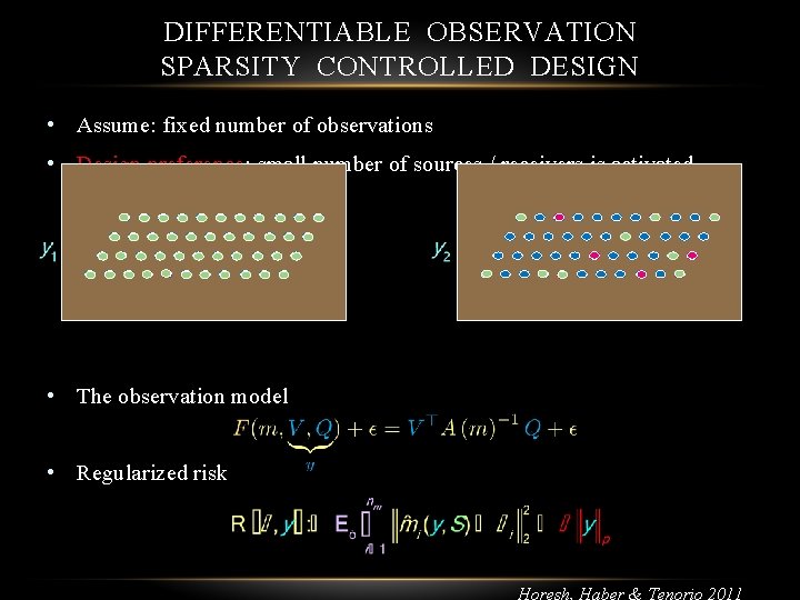 DIFFERENTIABLE OBSERVATION SPARSITY CONTROLLED DESIGN • Assume: fixed number of observations • Design preference: