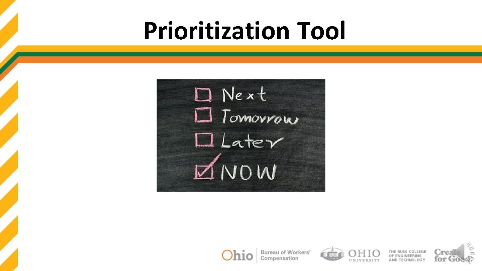 Prioritization Tool 