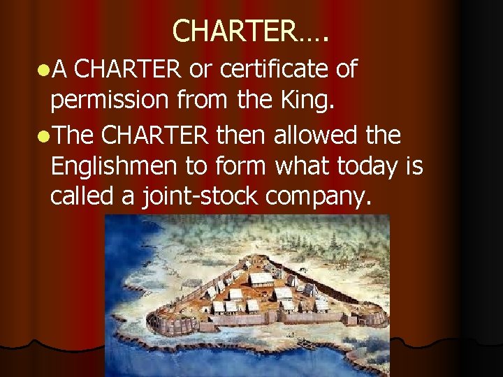 CHARTER…. l. A CHARTER or certificate of permission from the King. l. The CHARTER