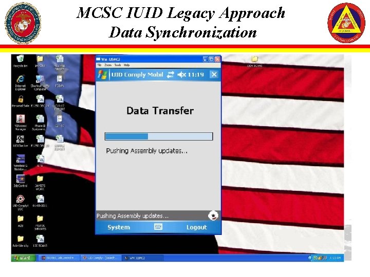MCSC IUID Legacy Approach Data Synchronization 