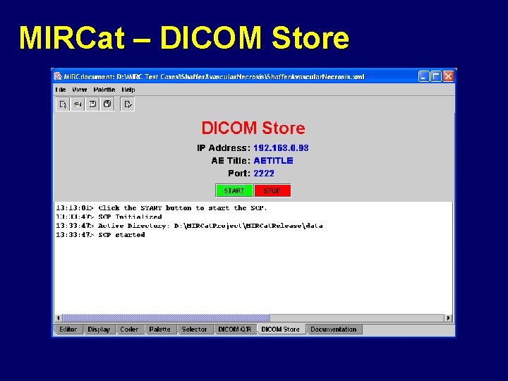 MIRCat – DICOM Store 