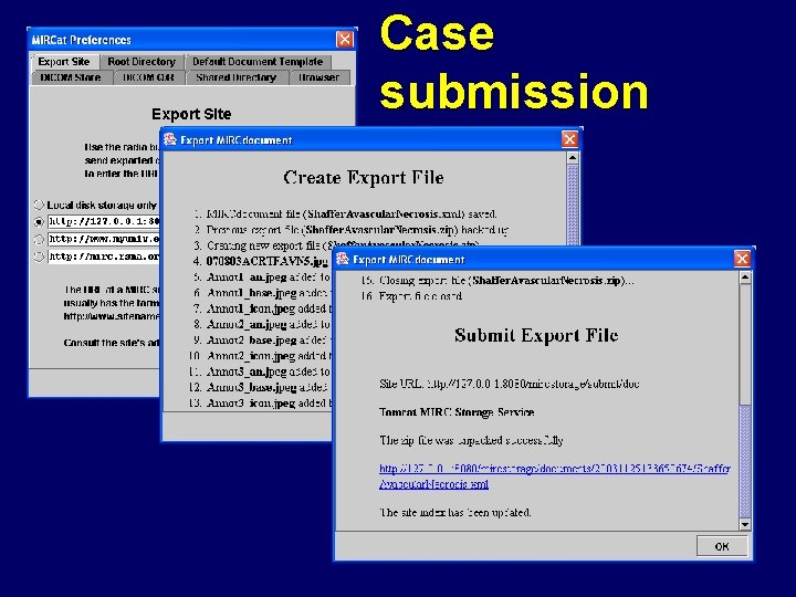 Case submission 