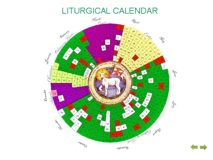 LITURGICAL CALENDAR 