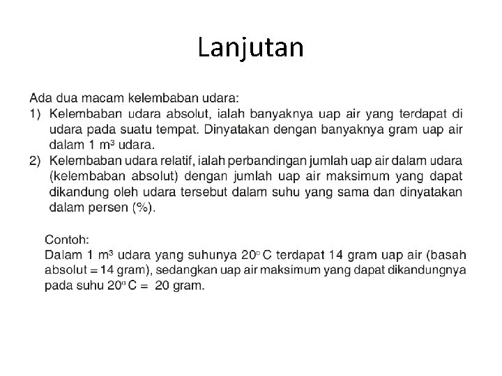 Lanjutan Lanjutan