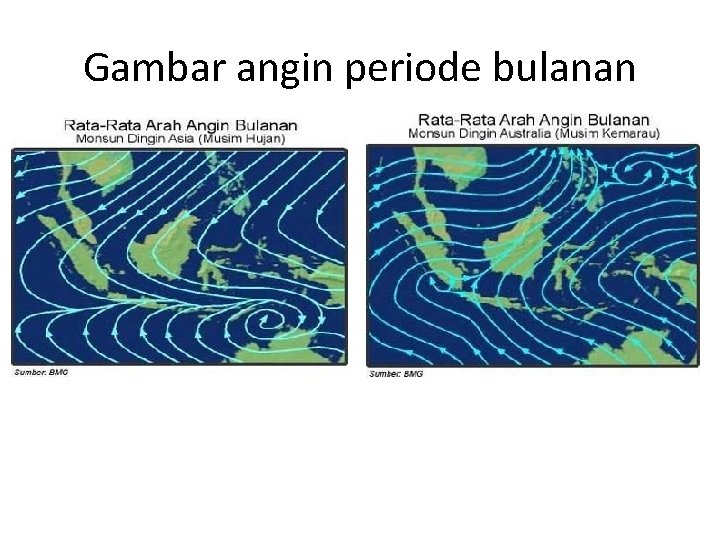 Gambar angin periode bulanan Gambar angin periode bulanan