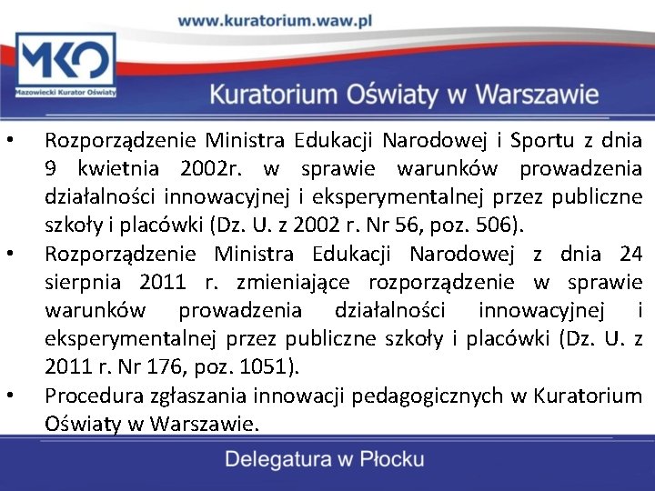 • • • Rozporządzenie Ministra Edukacji Narodowej i Sportu z dnia 9 kwietnia • • • Rozporządzenie Ministra Edukacji Narodowej i Sportu z dnia 9 kwietnia