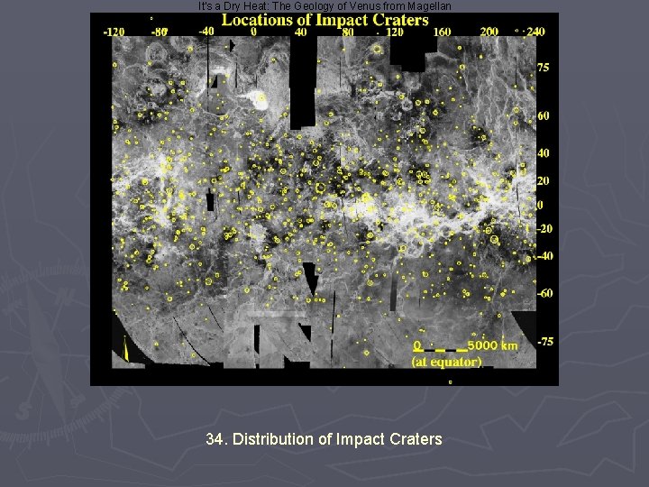 It's a Dry Heat: The Geology of Venus from Magellan 34. Distribution of Impact