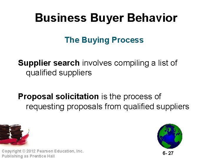 Business Buyer Behavior The Buying Process Supplier search involves compiling a list of qualified